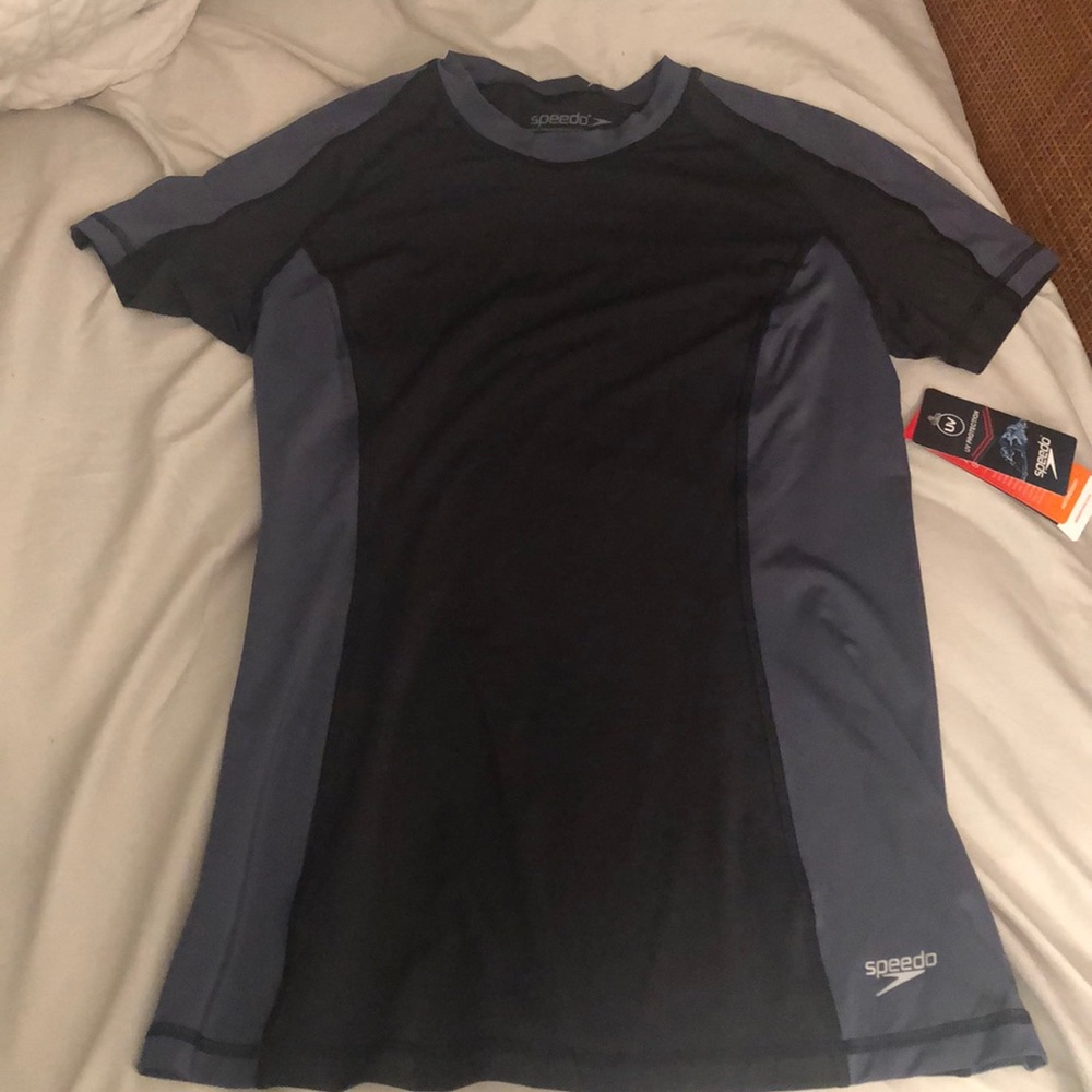 NWT Speedo UV protection surfer swim shirt